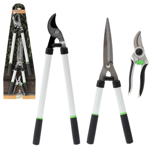 Garden Line Набор из 3 садовых ножниц 20/51/54 см, WAN6803 - Home Club