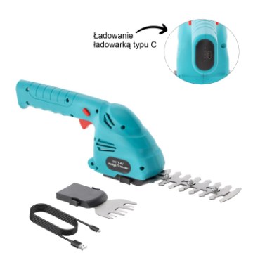 Chomik Аккумуляторные садовые ножницы 2 в 1 7,4 В, WAN6994 - Home Club