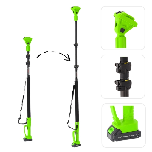 Chomik Телескопическая удлинительная штанга для аккумуляторных инструментов 1,3 / 2,8 м, WAN6963 - Home Club