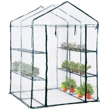 Garden Line Садова Теплиця З Полицями Біла 140 x 140 x 200 См, TUN5460 - Home Club