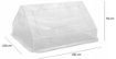 Garden Line Небольшая оранжерея для сада, зеленая, 180 x 140 x H94 см, TUN5514 - Home Club, изображение 12