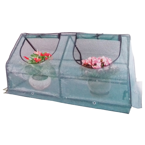 Garden Line Небольшая оранжерея для сада, зеленая, 120 x 62 x H60/30 см, TUN5521 - Home Club