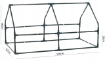 Garden Line Небольшая оранжерея для сада, зеленая, 120 x 62 x H60/30 см, TUN5521 - Home Club, изображение 4