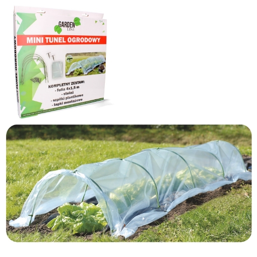 Garden Line Мини-теплица для сада, размеры пленки 1,5 x 4 м, складная, EVA5417 - Home Club