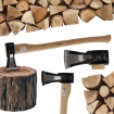 Garden Line Топор для раскалывания 2000 г с деревянным рукояткой 80 см, TAN4212 - Home Club, изображение 2