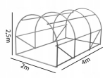 Garden Line Каркас для садового туннеля, 3 сегмента, 4 x 2,5 м, TUN0341 - Home Club, изображение 8