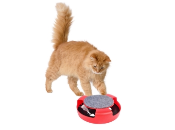 Chomik Игрушка для кошки с мышкой 25 x 25 x 7 см, CAT0526 - Home Club