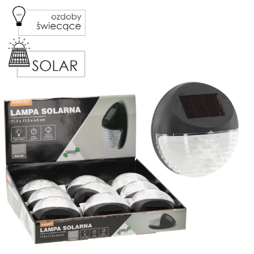 Garden Line Солярний Світильник 11,3 x 11,3 x 4,5 См, SOL0694 - Home Club