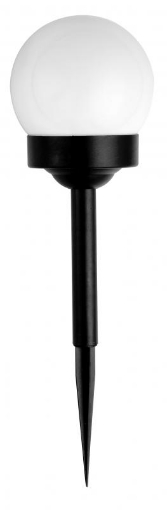 Garden Line Солнечная Лампа Куля 10 x 10 x 33 см, SOL0717 - Home Club