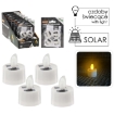 Garden Line Набор из 4 солнечных свечей-теплиц размером 4,0 x 4,0 x 5,5 см., SOL5707 - Home Club