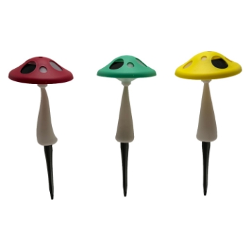 Garden Line Солнечная Лампа Funny Grzybek 11,5 x 11,5 x 27 Cm, Разноцветная, SOL6070 - Home Club