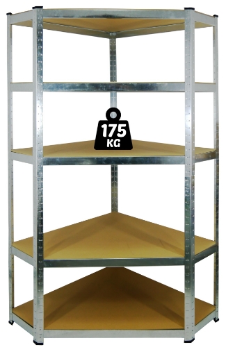 Chomik Угловой Стенд 5 Уровней 180 x 90 x 30 см. Грузоподъемность Полки: 175 кг., GWI0892 - Home Club