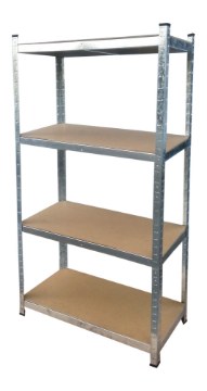 Chomik 4-Уровенная Стеллаж 150 x 70 x 30 См Грузоподъемность Полки: 150 Кг, GWI7792 - Home Club