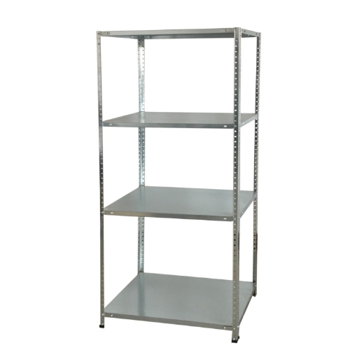 Chomik Металлический Стеллаж 4-Уровень 150 x 75 x 30 См Грузоподъемность Полки: 50 Кг, GWI1885 - Home Club