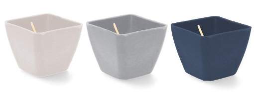 Garden Line Декоративная свеча с цитронеллой, квадратная, 7,5 x 6 см, INA2247 - Home Club