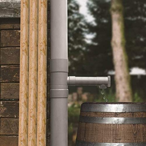 Garden Line Сборник дождевой воды, серый, 100 мм, DES5998 - Home Club