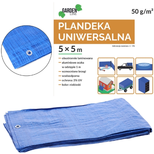 Chomik Бренды 5 x 5 М (+/- 5%) 50 Гсм 3% Уф Синий, DEK4119 - Home Club