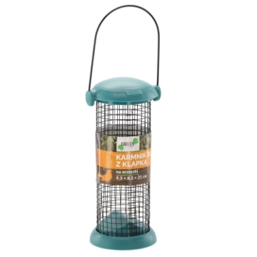 Chomik Кормушка для птиц с крышкой 9,3 x 8,3 x 21 см, EDA7977 - Home Club