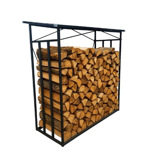 Garden Line Металлический Стенд С Навесом Для Дров 185 см x 70 см x 185 см, GWI6332 - Home Club