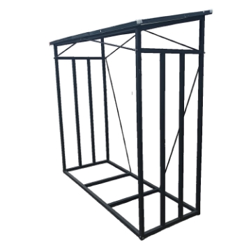 Garden Line Металлический Стенд С Навесом Для Дров 185 см x 70 см x 185 см, GWI6332 - Home Club