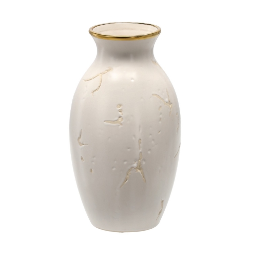 Garden Line Керамический Вазон 13 x 13 x 26 См Белый Матовый, ELI2371 - Home Club