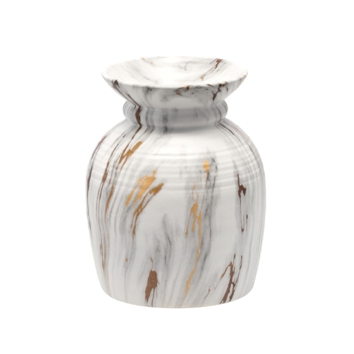 Garden Line Керамический Вазон 15 x 15 x 18 см, украшенный, ELI2500 - Home Club