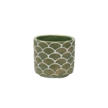 Garden Line Цементный Черенок Для Горшка 13,5 x 13,5 x 13 См, Зелено-Золотой, HAZ1152 - Home Club