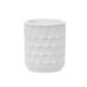Garden Line Цементный Черенок Для Горшка 13,5 x 13,5 x 16 См, Медовый Плastик, Белый, HAZ1299 - Home Club