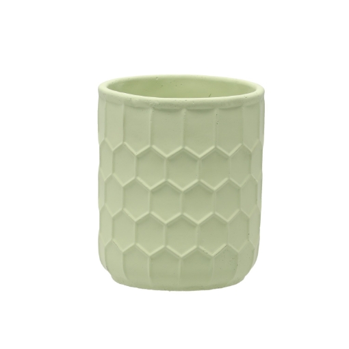 Garden Line Цементный Черновик Для Горшка 13,5 x 13,5 x 16 См Плечица Медово-Зеленая, HAZ1312 - Home Club