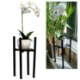 Garden Line Металлический Стойка / Цветочник Для Горшка 20 - 30,5 См x 38 См Черный, PERG-N1947 - Home Club