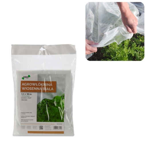 Garden Line Агроткань 1,1 x 10 м весенняя белая 17 г, AGO2050 - Home Club
