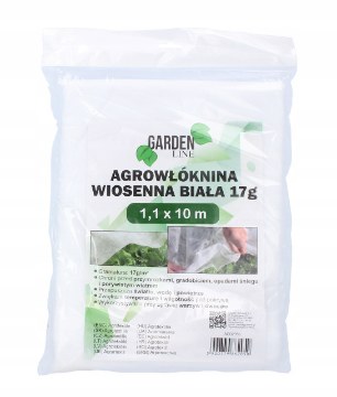 Garden Line Агроткань 1,1 x 10 м весенняя белая 17 г, AGO2050 - Home Club