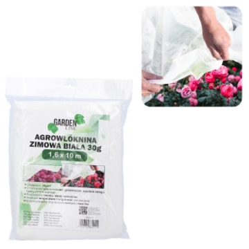 Garden Line Агротканина 1,6 x 10 М Зимова/Весняна Біла 30 г, AGO2111 - Home Club