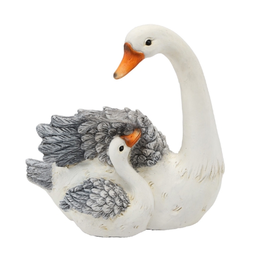 Garden Line Садовая Фигура - Гусец С Птенцом 32,5 x 21 x 34 см, GOT8777 - Home Club