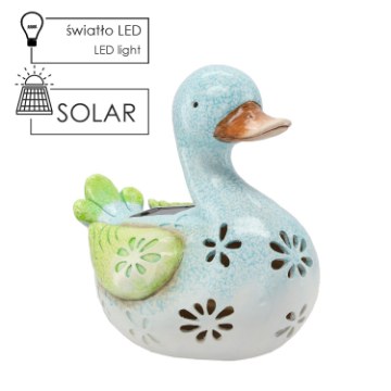 Garden Line Садовая Фигура - Утка 32 x 22,7 x 31,5 см Led, GOT9040 - Home Club