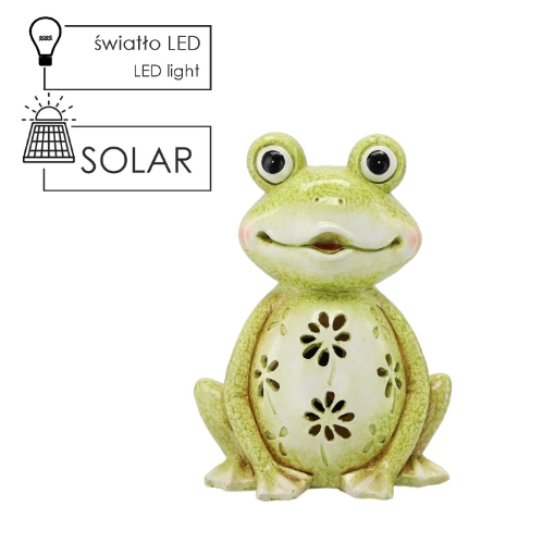 Garden Line Садовая Фигура - Лягушка 20,8 x 15 x 28 см Led, GOT9071 - Home Club