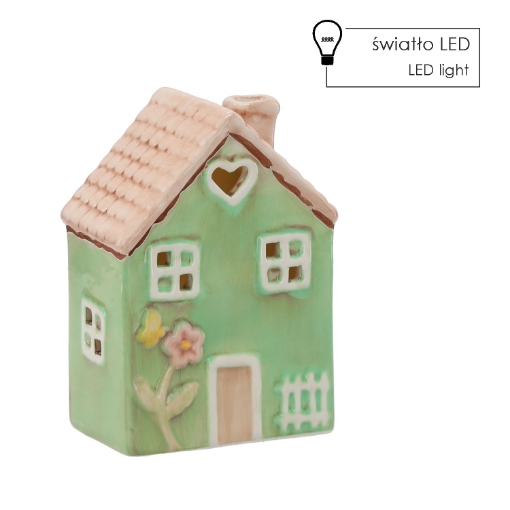 Chomik Садовая Фигурка - Домик 10 x 6,7 x 14 см Led, GOT8661 - Home Club