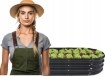 Garden Line Овощная и цветочная грядка 180 x 90 x 30 см, овальная, антрацит, ZAK8434 - Home Club, изображение 7