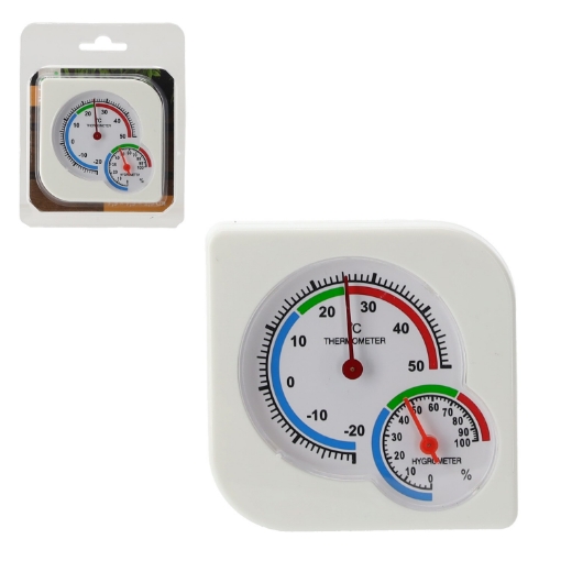 Garden Line Термометр с гигрометром 7,5 x 7,5 x 1,5 см, MAK1861 - Home Club