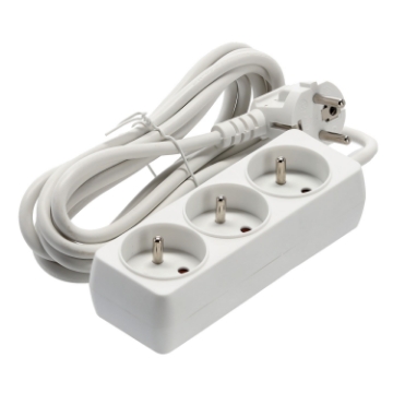 Chomik Продовжувач Платина 3 Гнізда 3 М Білий, KAB8794 - Home Club