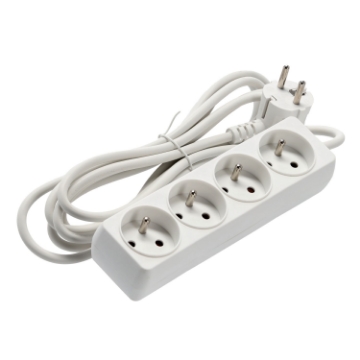 Chomik Продовжувач Платина 4 Гнізда 3 М Білий, KAB8800 - Home Club