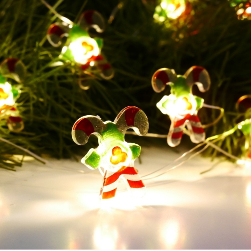 Chomik Світлодіодна Гірлянда «Цукерки» 20 Л, Працює На Батареях, LED2199 - Home Club