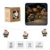 Chomik Світловий Ланцюг Led З Дерева - Миколай 10L На Батареях, LED4086 - Home Club, зображення 2