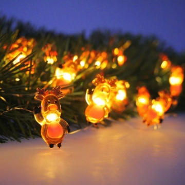 Chomik Світлодіодна Гірлянда Reniferki 20L На Батареях, LED4161 - Home Club