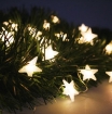 Chomik Светодиодная гирлянда «Звездочки» 20 л, на батарейках, с серебряным украшением, LED4185 - Home Club, изображение 2