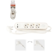 Chomik Удлинитель Платформа С Выключателем, 3 Розетки 230 В И 2 Розетки Usb, 1,5 М, Белый, KAB2585 - Home Club, изображение 2