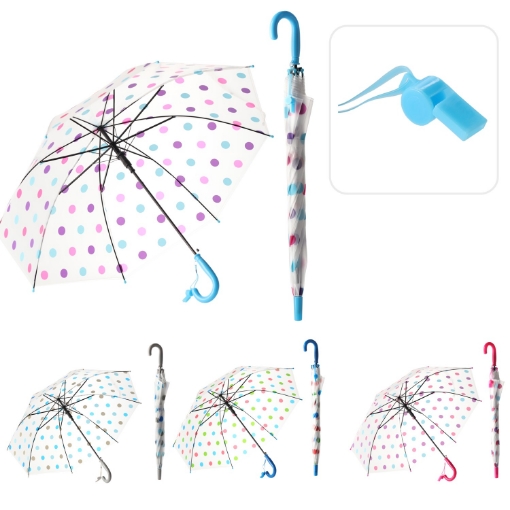 Chomik Піватоматичний Парасолька. Класичний Маленький Пунктірний Мікс Кольорів діаметр 83 см, UMB4316 - Home Club