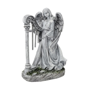 Chomik Фигура Ангела С Арфой 26 X 15,5 X 39 См, DED8776 - Home Club