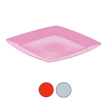 Hobby Life Квадратная тарелка 23,5 см, упаковка = 48, упаковка = 60., HOB031291 - Home Club