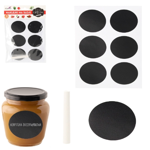 Chomik Кпл. 18 Наклейок На Банку 6 x 4,8 См + Крітка, TOT2899 - Home Club